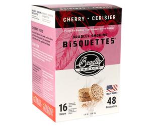 Copeaux de fumage Bisquettes 48 pcs. Bradley Smoker - Cerisier