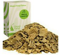 Copeaux De Savon D'alep ,500g,Huile D'olive & Huile De Laurier,Naturel,Aleppo Soap Flakes,Pour Lavage En Machine Et À La Main,Copeaux De Savon,Fabriqué À La Main.
