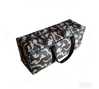 Copechilla Housse de Canne à Pêche Imperméable et Épaissie, Sac de Pêche Portable 120x20x20cm Camouflage Gris, Rangement pour Équipements et Accessoires de Pêche