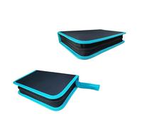 Copechilla petit sac à outils portable avec poignée de fixation rivet,noir avec vert, bâche oxford épaissie et imperméable et film protecteur pour petits outils,dimension-26x15x5.5cm-Moyen