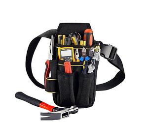 Copechilla porte outil ceinture avec 15 poches,professionnel et compact,Matériel 600D Oxford double épaissie imperméables,pour technicien,constructeur, technicien de maintenance,famille