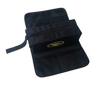 Copechilla trousse à outils enroulable portable avec sac a outil petit, Matériau 1680D haute densité imperméable résistant à l'usure,Avec compartiment zippé, cordon, pour petits outils et papeterie