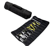 Copechilla trousse à outils enroulable portable professionnel,22 compartiments et 1 douille sac-15 Trou,Matériel 600D Oxford double épaissie imperméables,59X36CM,Sacoche à outils mécanicien automobile