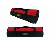 Copechilla trousse à outils enroulablerouge portable,22 compartiments et 1 douille sac-15 Trou,Matériel 600D Oxford double épaissie imperméables,59X36CM,Sacoche à outils mécanicien automobile