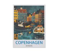 Copenhagen Denmark，Jigsaws Puzzles 1000 Pieces Classic Jigsaws Educational Games Toys，Best Gift for Adults and Kids（26x38cm）-FF31