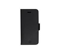 Copenhagen - Etui à rabat pour téléphone portable - cuir pleine fleur - noir - pour Apple iPhone 12, 12 Pro