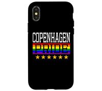 Copenhagen Pride Danemark Drapeau Arc-en-Ciel Gay Lesbienne Queer LGBT Coque pour iPhone X/XS