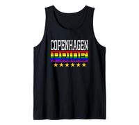 Copenhagen Pride Danemark Drapeau Arc-en-Ciel Gay Lesbienne Queer LGBT Débardeur
