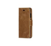 Copenhagen Slim - Etui à rabat pour téléphone portable - cuir fleur - brun clair - pour Apple iPhone 14 Pro
