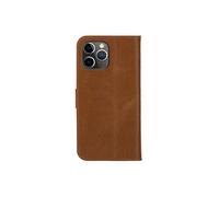 Copenhagen Slim - Etui à rabat pour téléphone portable - cuir pleine fleur - brun clair - pour Apple iPhone 13 Pro