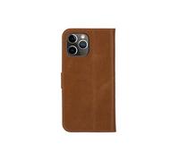 dbramante1928 Copenhagen Slim Étui Portefeuille Cuir Marron pour iPhone 13 Pro Max 6.7" - 3 Compartiments Cartes - Fermeture Magnétique - Résistant Rayures