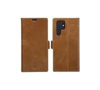 Copenhagen Slim - Etui à rabat pour téléphone portable - cuir pleine fleur - brun clair - pour Samsung Galaxy S22 Ultra