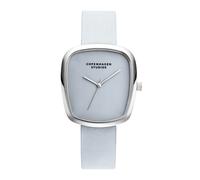 Copenhagen Studios Montre à affichage analogique bleu clair / argent, Taille One Size