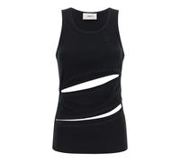 Coperni - Spiral Tank Top - Femme - Tops - Noir - Taille: 40 FR