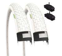 COPERTONI 2 Blancs 20 x 1,95 (50-406) + Chambres à air America Gomme Vélo BMX
