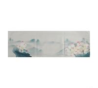 Copertura per termosifone antistrappo in velluto, design élégant dans le style cinese, protezione dalla polvere, facile da lavare, per interni, 60/80/100/120/160 cm di lunghezza, 40 cm di larghezza