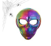 Copertura Pulsante - Voiture | Cover decorativa teschio in lega galvanica adesiva universale, installation avec nastro, design moderne, coloré grigio résistant