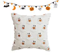 Coperture di cuscini di Halloween, coperchio del cuscino divano, lavabile da 18x18 pollici, protezione a cuscino morbido, federa decorativa, per esterno, lavoro, camera da letto, portico, cucina, viva