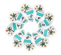 Coperture Per Mazze Da Golf | Design Antiscivolo Protettiva Con Stampa Tropicale | Set Di 9 Organizzazione Copricapi Per Ferri - Per Pratica Esterna Campo Da Golf E Tornei