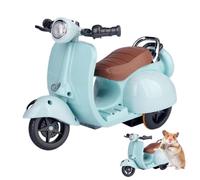 Copeyuya Moto Jouet pour Poupée 360° Rotation Cascade Lumière Et Son | Voiture De Course Pour Lumières clignotantes, sons, piles, , tout-petits, pour le en intérieur et en