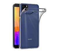 COPHONE® Coque de Protection Compatible avec Huawei Y5P Etui Transparent antidérapent Coque en Silicone Transparente et Discrete
