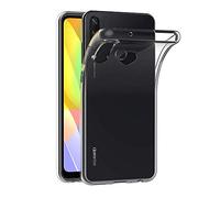 COPHONE® Coque de Protection Compatible avec Huawei Y6P Etui Transparent antidérapent Coque en Silicone Transparente et Discrete