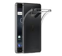 COPHONE® Coque de Protection Compatible avec Nokia 6 Etui Transparent antidérapent Coque en Silicone Transparente pour Nokia 6 et Discrete. Housse Haute Protection.