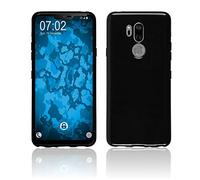COPHONE® Coque Noir Compatible avec LG G7 ThinQ, Housse Etui Noir en Gel TPU Silicone Souple Ultra Mince avec Anti Choc pour LG G7 ThinQ