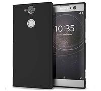 COPHONE® Coque Noir Compatible avec Sony Xperia XA2 Ultra, Housse Etui Noir en Gel TPU Silicone Souple Ultra Mince avec Anti Choc pour Xperia XA2 Ultra (6,0 Pouces)