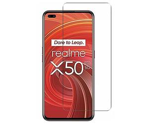 COPHONE® Verre trempé Compatible avec REALME X50 5G, Film de Protection écran Premium Anti Chocs et Casse, Anti Empreintes, Bords arrondis,dureté Max 9H, Haute définition