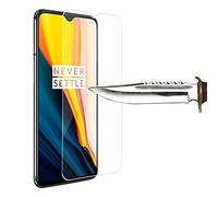 COPHONE® Verre trempé Compatible OnePlus 7 Film de Protection écran Anti Choc et Anti Casse. Bords arrondis, Anti Empreinte 9H Haute Transparence