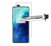 COPHONE® Verre trempé Compatible OnePlus 7T Pro Film de Protection écran Anti Choc et Anti Casse. Bords arrondis, Anti Empreinte 9H Haute Transparence