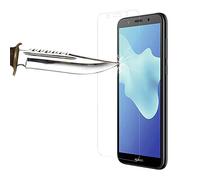 COPHONE® Verre trempé Huawei Y5 2018, film de protection écran Premium Anti Chocs et Casse, Anti empreintes, bords arrondis,dureté max 9H Tempered glass 2,5d