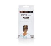 Feutres Copic Ciao - Teintes Cheveux 2 - 5 feutres + 1 multiliner