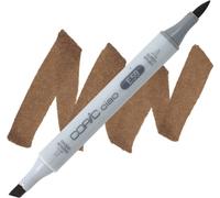 COPIC Ciao brosse et ciseau double face, E59 Noyer