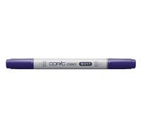 COPIC Ciao BV17, Deep Reddish Blue, Twin Marker avec une pointe de largeur moyenne et une pointe « brush ».