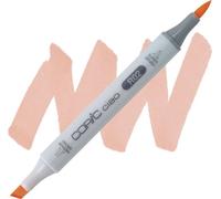 Copic Ciao R02, Rose Salmon, Twin Marker avec Une Pointe Moyenne et Une Pointe Brush