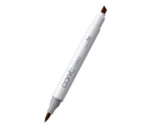 COPIC Ciao E25, Caribe Cocoa, marqueur twin avec une pointe moyenne et une pointe pinceau
