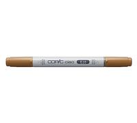 COPIC Ciao E35, Chamois, Twin Marker avec une pointe de largeur moyenne et une pointe « brush ».