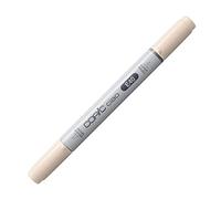 COPIC Ciao E40, Brick White, marqueur twin avec une pointe moyenne et une pointe pinceau