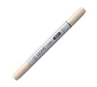 COPIC Ciao E41, Pearl White, Twin Marker avec une pointe moyenne et une pointe pinceau