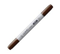 COPIC Ciao E47, Dark Brown, marqueur twin avec une pointe moyenne et une pointe pinceau