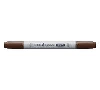 COPIC Ciao E77, Maroon, Twin Marker avec Une Pointe Moyenne et Une Pointe Brush