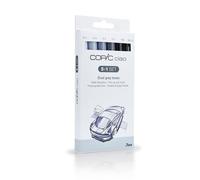 Copic Ciao Ensemble comprenant Marqueur - Gris Tones (Lot de 5)/ Stylo multiliner
