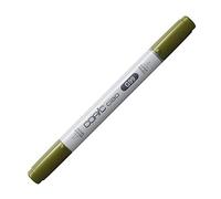 COPIC Ciao G99, Olive, Twin Marker avec une pointe de largeur moyenne et une pointe « brush ».