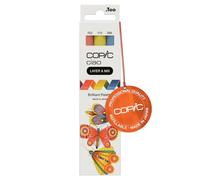 COPIC – Set de 3 marqueurs Ciao LAYER & MIX «Brilliant Palette» – pointe moyenne et pointe brosse