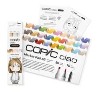 COPIC Ciao Layer & Mix Mellow Starter Set, Marker Set with 3 Colours, Marker Pap