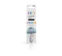 Copic Ciao LAYER & MIX « Pastel Palette », Set de marqueurs de 3 couleurs différentes, marqueur de mise en page avec une pointe moyenne et une pointe brosse.