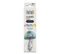 COPIC Set de marqueurs Ciao LAYER & MIX Pastel Palette - 3 couleurs - pointe moyenne et brosse