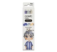 COPIC Ciao Layer & Mix Set Of 3 Pens, Serene Palette Markers, Art, Craft Colouri